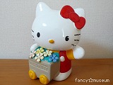 キティ 貯金箱(花車)